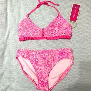 Girls XL Lilly for Target See ya Later pink NWT